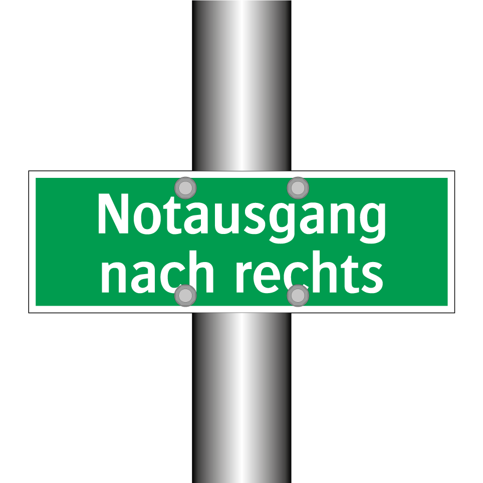 Notausgang nach rechts