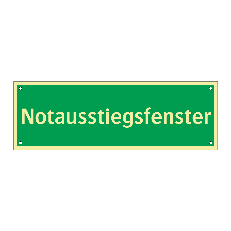 Notausstiegsfenster