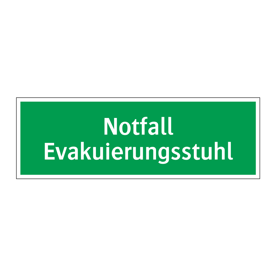 Notfall Evakuierungsstuhl