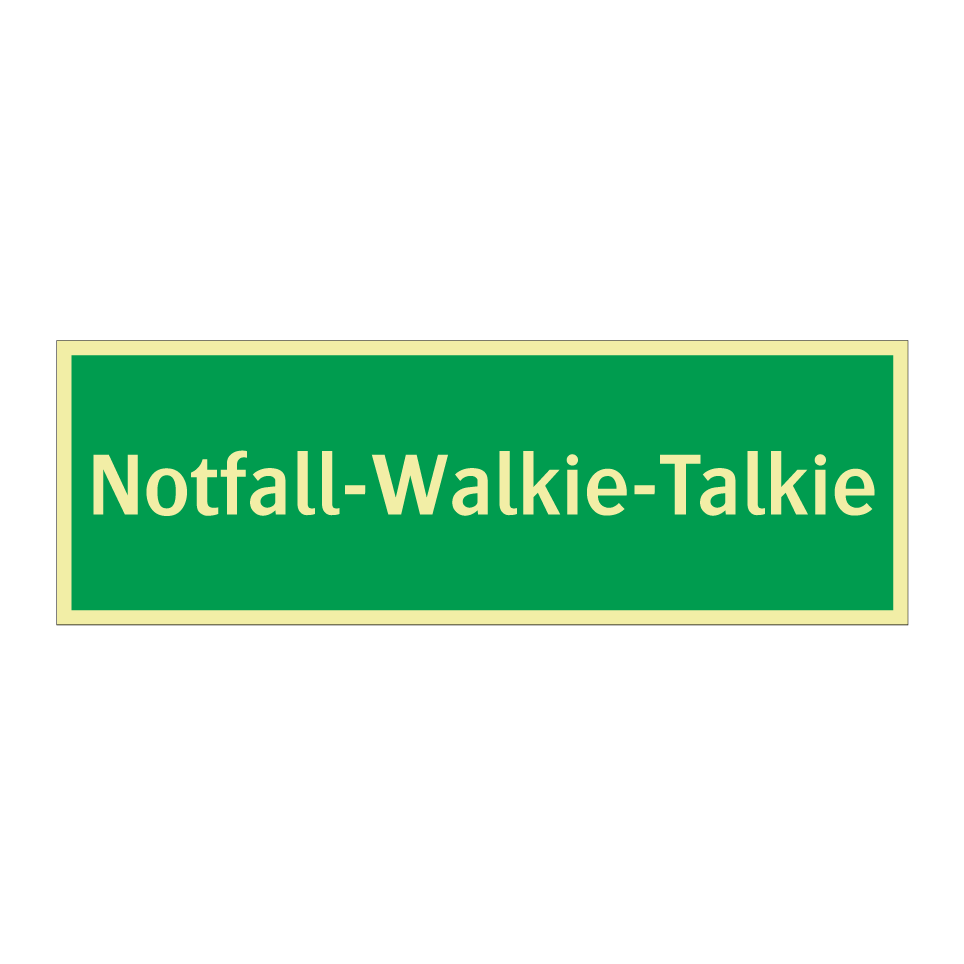 Notfall-Walkie-Talkie