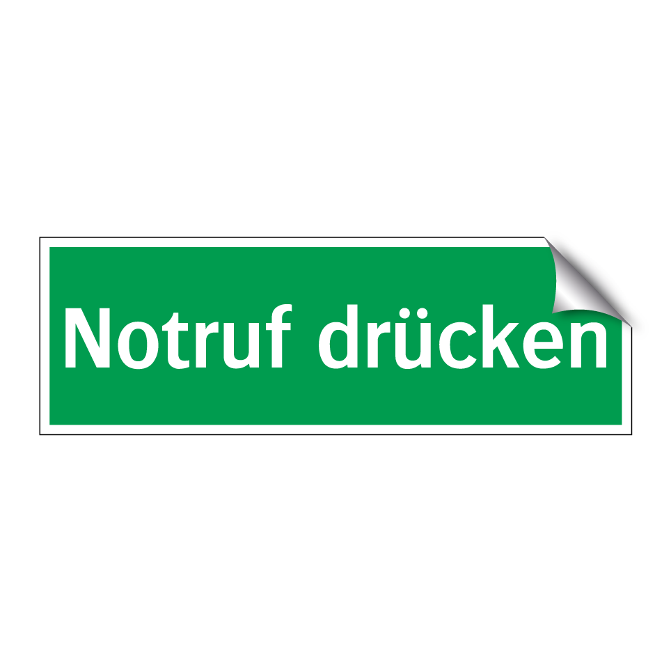 Notruf drücken