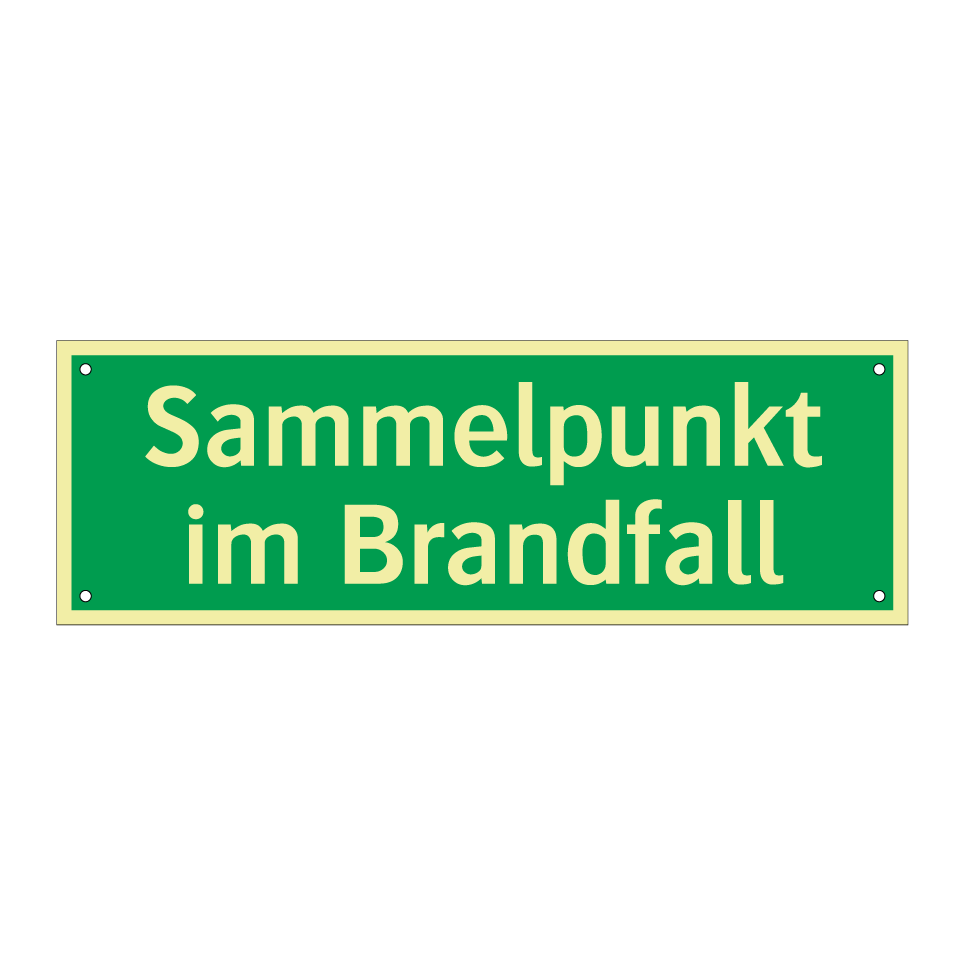 Sammelpunkt im Brandfall