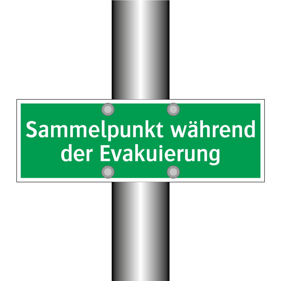 Sammelpunkt während der Evakuierung