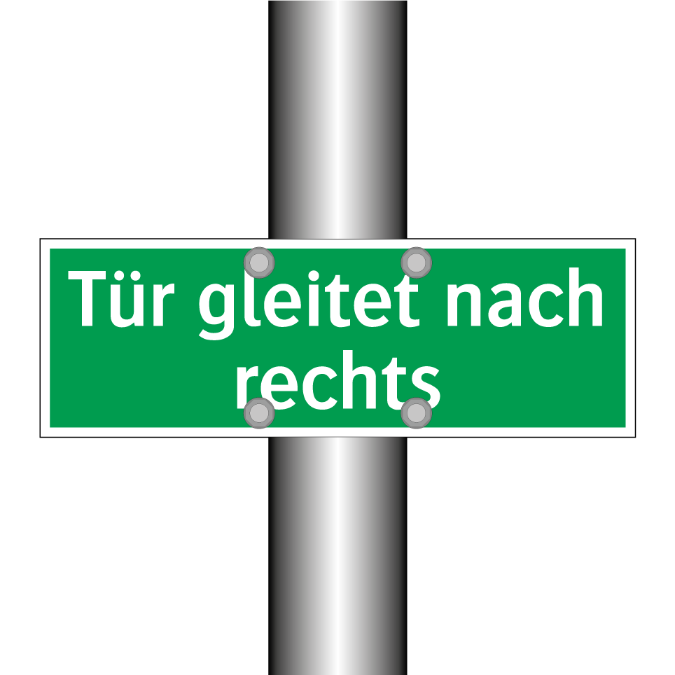 Tür gleitet nach rechts
