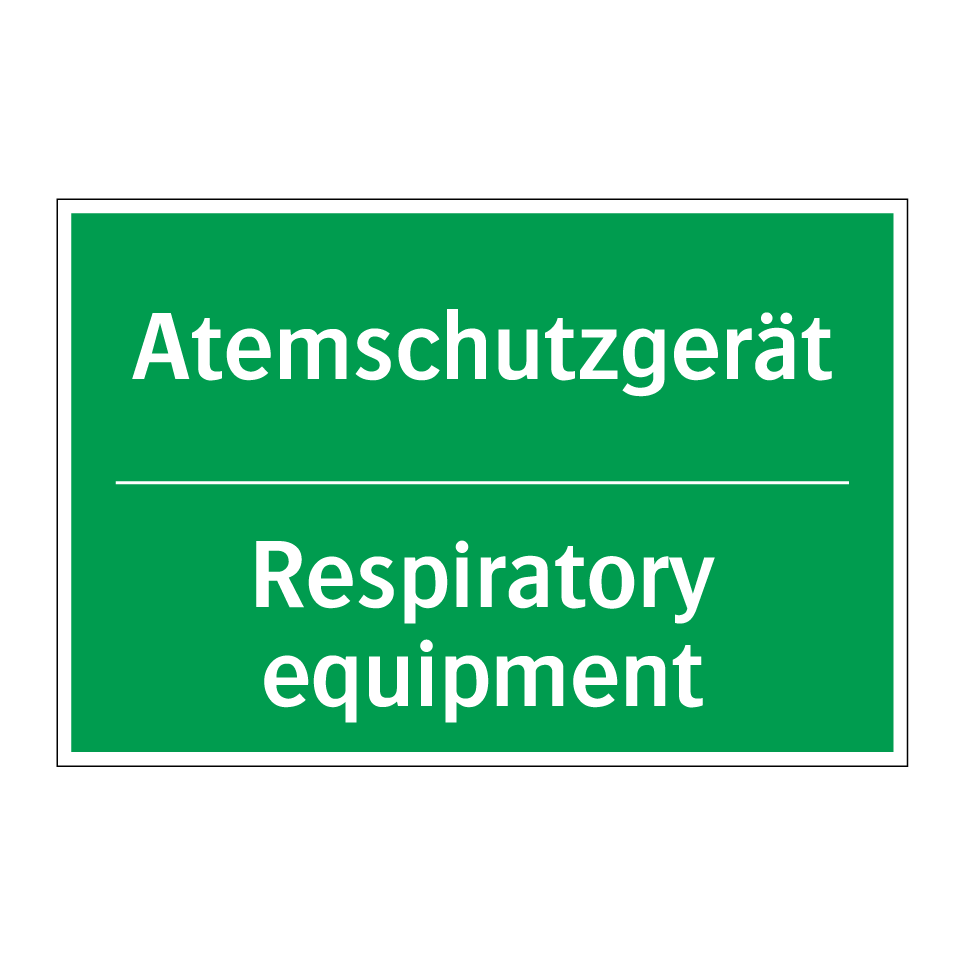 Atemschutzgerät - Respiratory equipment