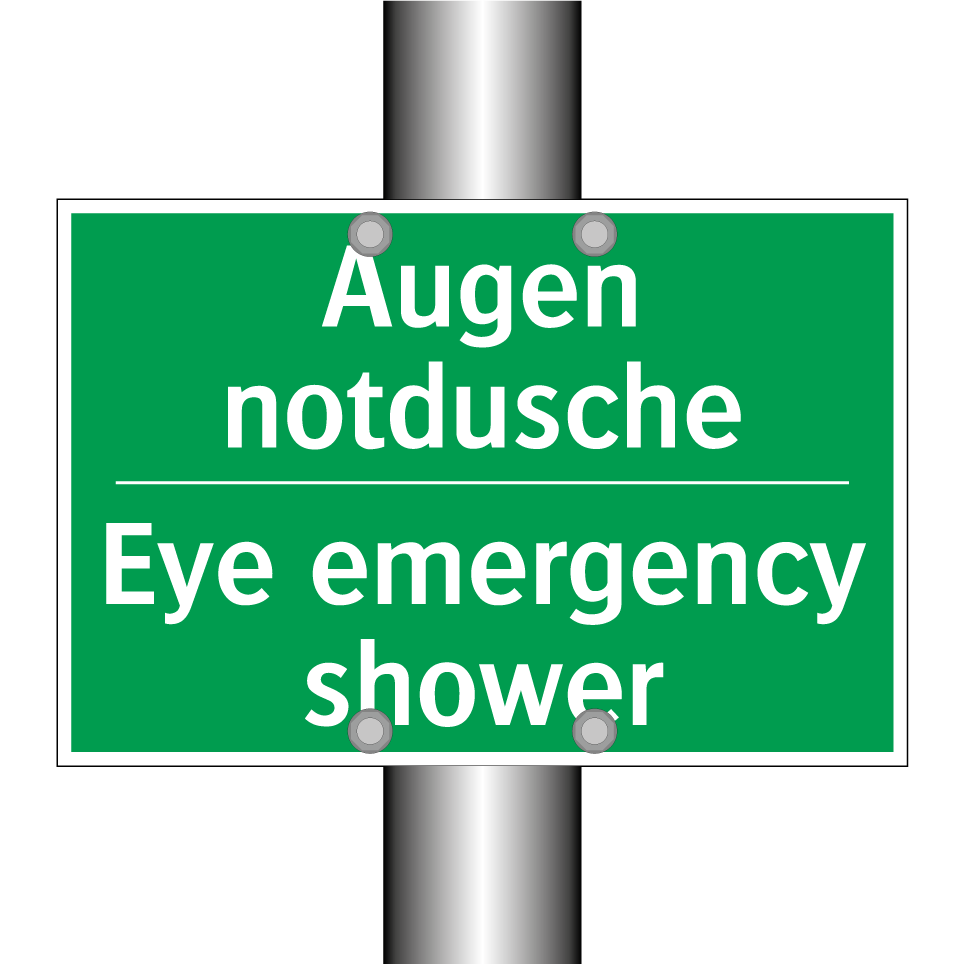 Augen notdusche - Eye emergency shower