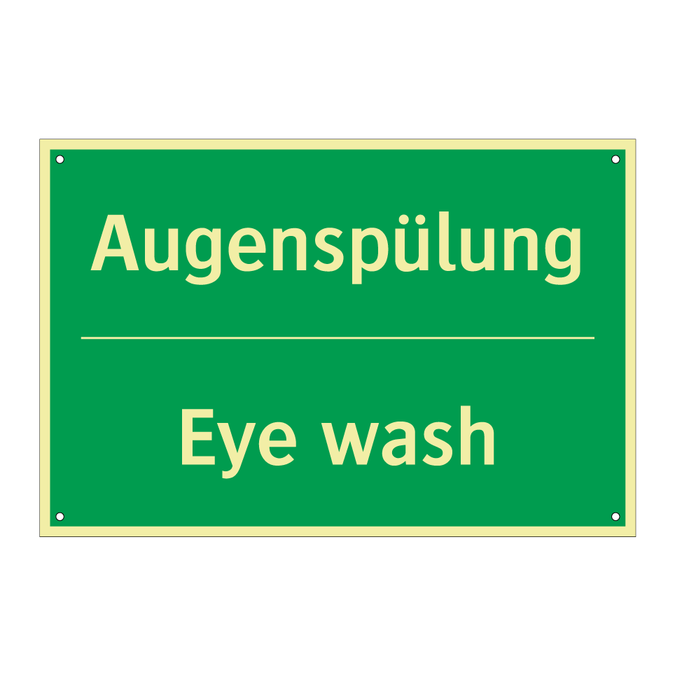 Augenspülung - Eye wash