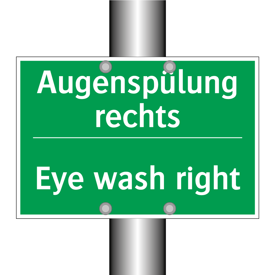 Augenspülung rechts - Eye wash right