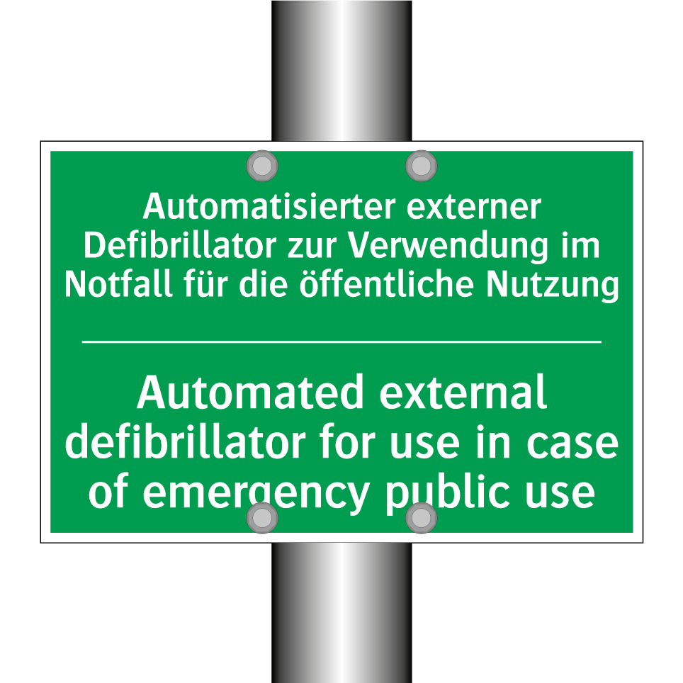 Automatisierter externer Defibrillator /.../ - Automated external defibrillator /.../