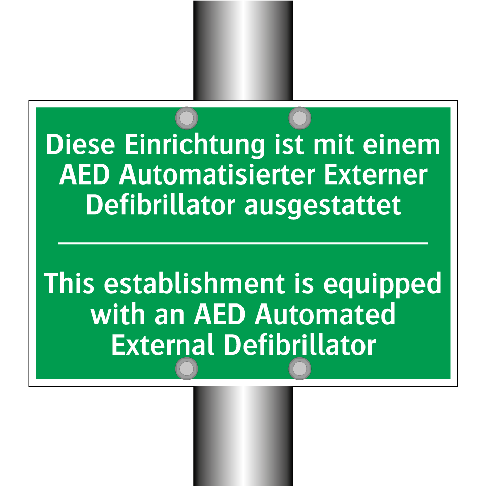 Diese Einrichtung ist mit einem /.../ - This establishment is equipped /.../