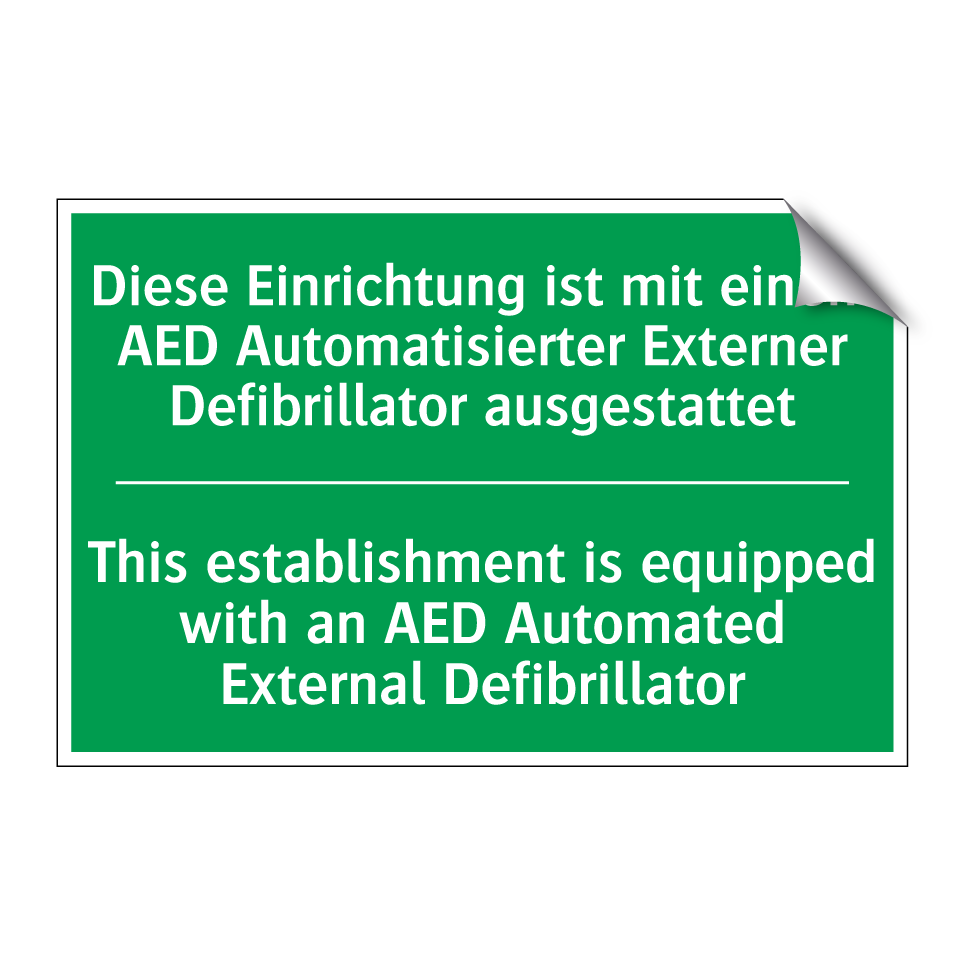 Diese Einrichtung ist mit einem /.../ - This establishment is equipped /.../