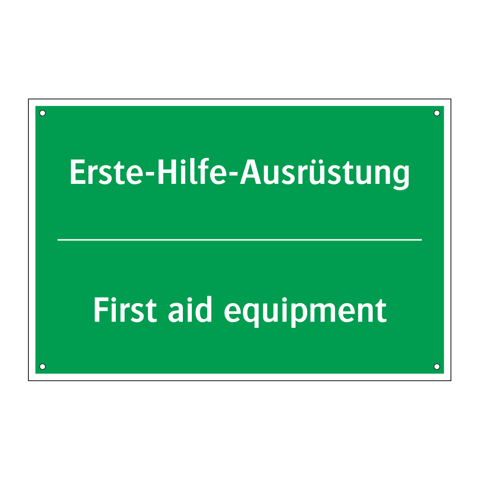 Erste-Hilfe-Ausrüstung - First aid equipment