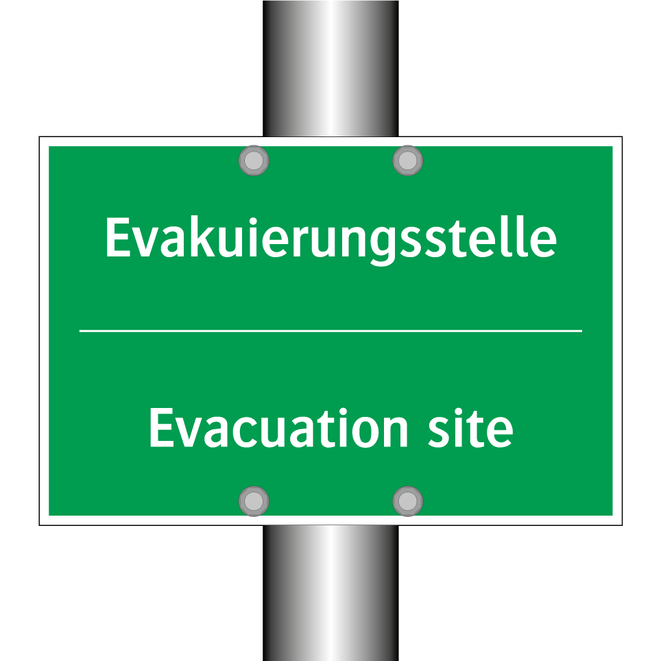 Evakuierungsstelle - Evacuation site