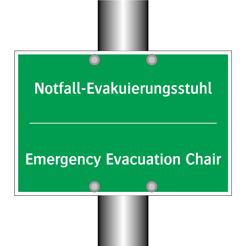Notfall-Evakuierungsstuhl - Emergency Evacuation Chair
