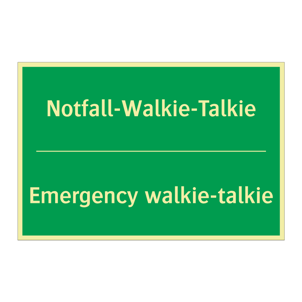 Notfall-Walkie-Talkie - Emergency walkie-talkie