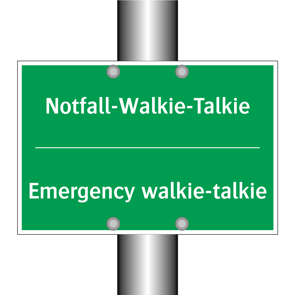 Notfall-Walkie-Talkie - Emergency walkie-talkie
