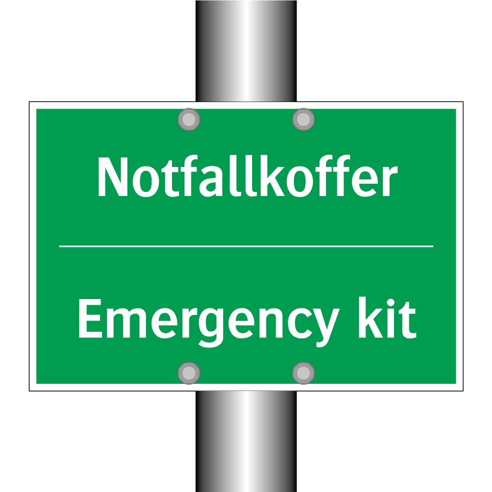 Notfallkoffer - Emergency kit