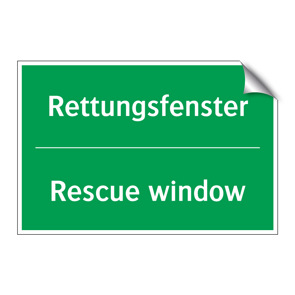 Rettungsfenster - Rescue window