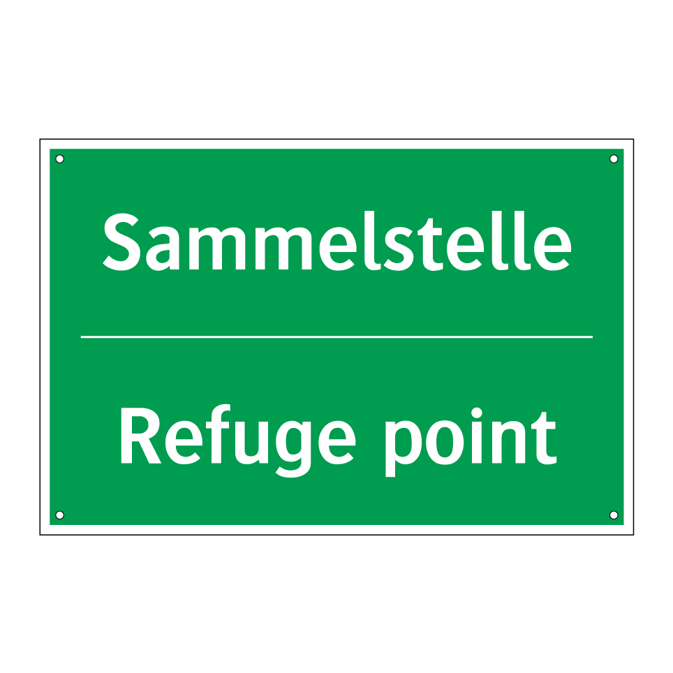 Sammelstelle - Refuge point