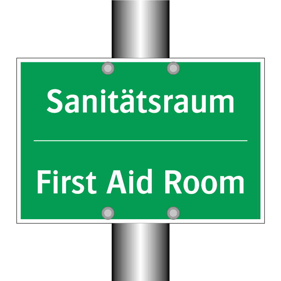 Sanitätsraum - First Aid Room