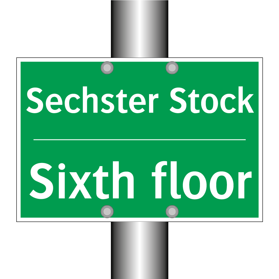 Sechster Stock - Sixth floor