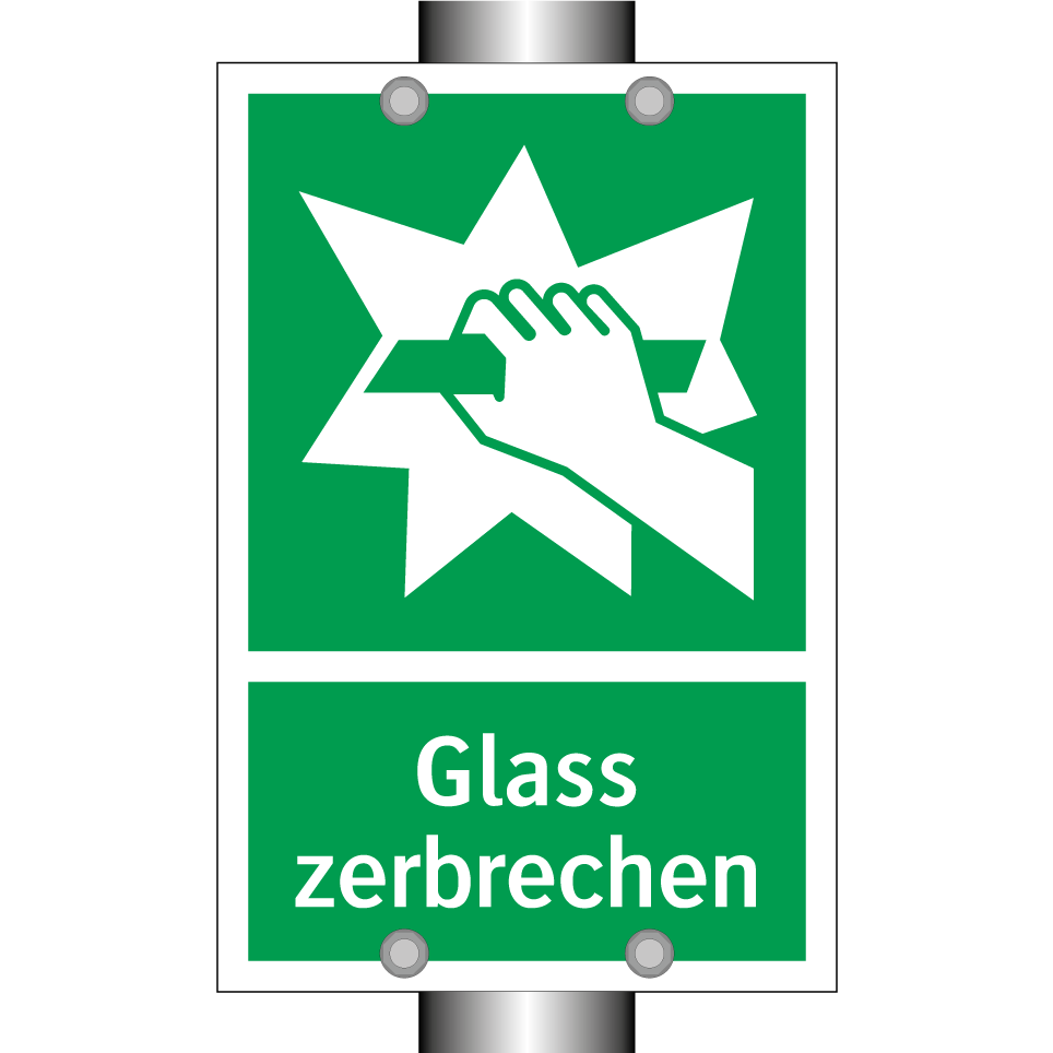 Glass zerbrechen