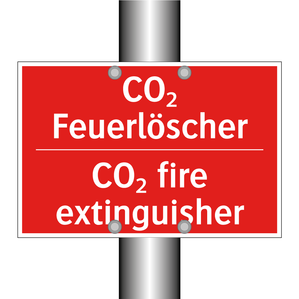 CO₂ Feuerlöscher - CO₂ fire extinguisher