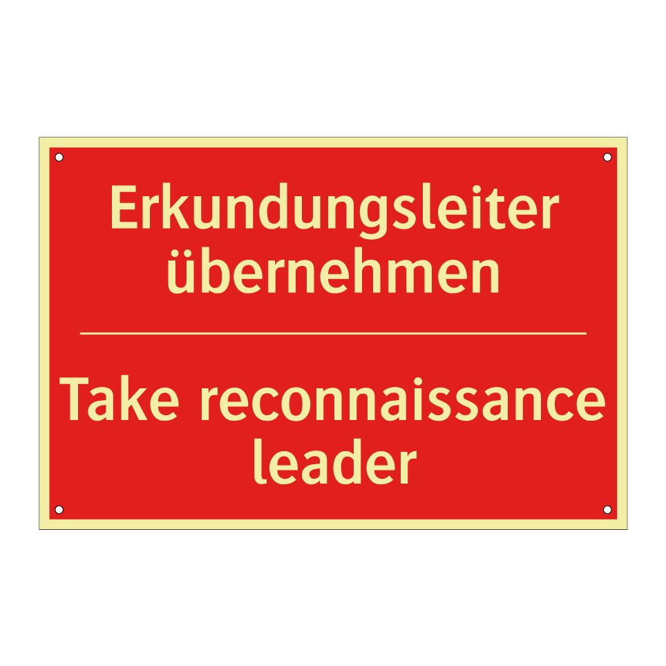 Erkundungsleiter übernehmen - Take reconnaissance leader