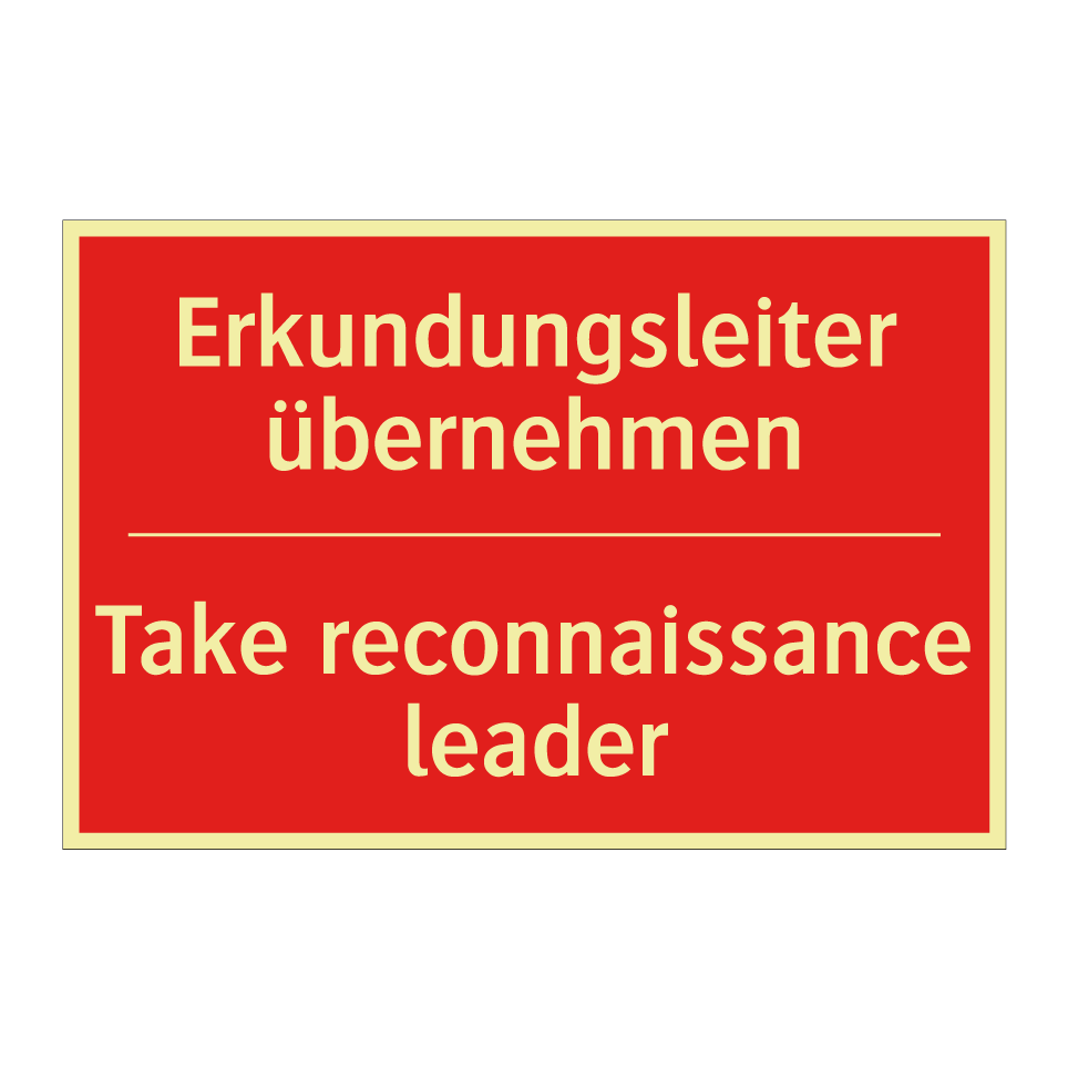 Erkundungsleiter übernehmen - Take reconnaissance leader