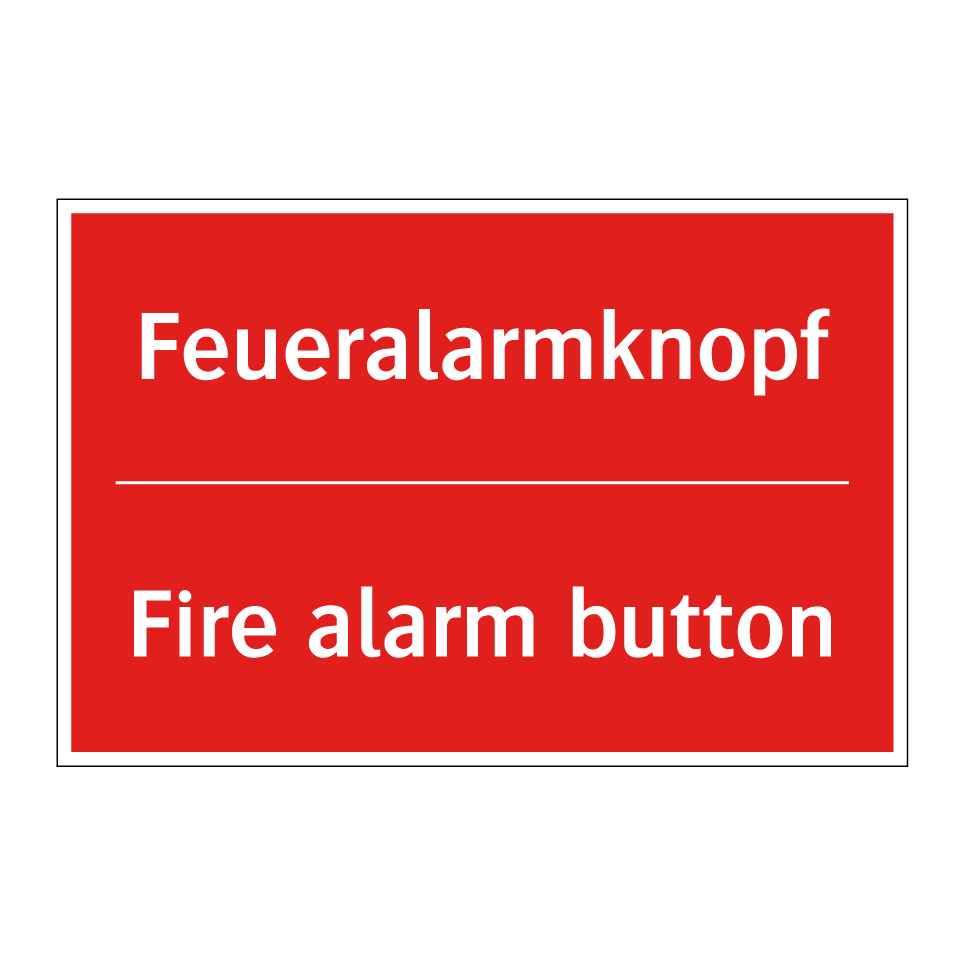 Feueralarmknopf - Fire alarm button