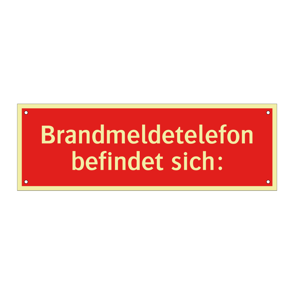 Brandmeldetelefon befindet sich: