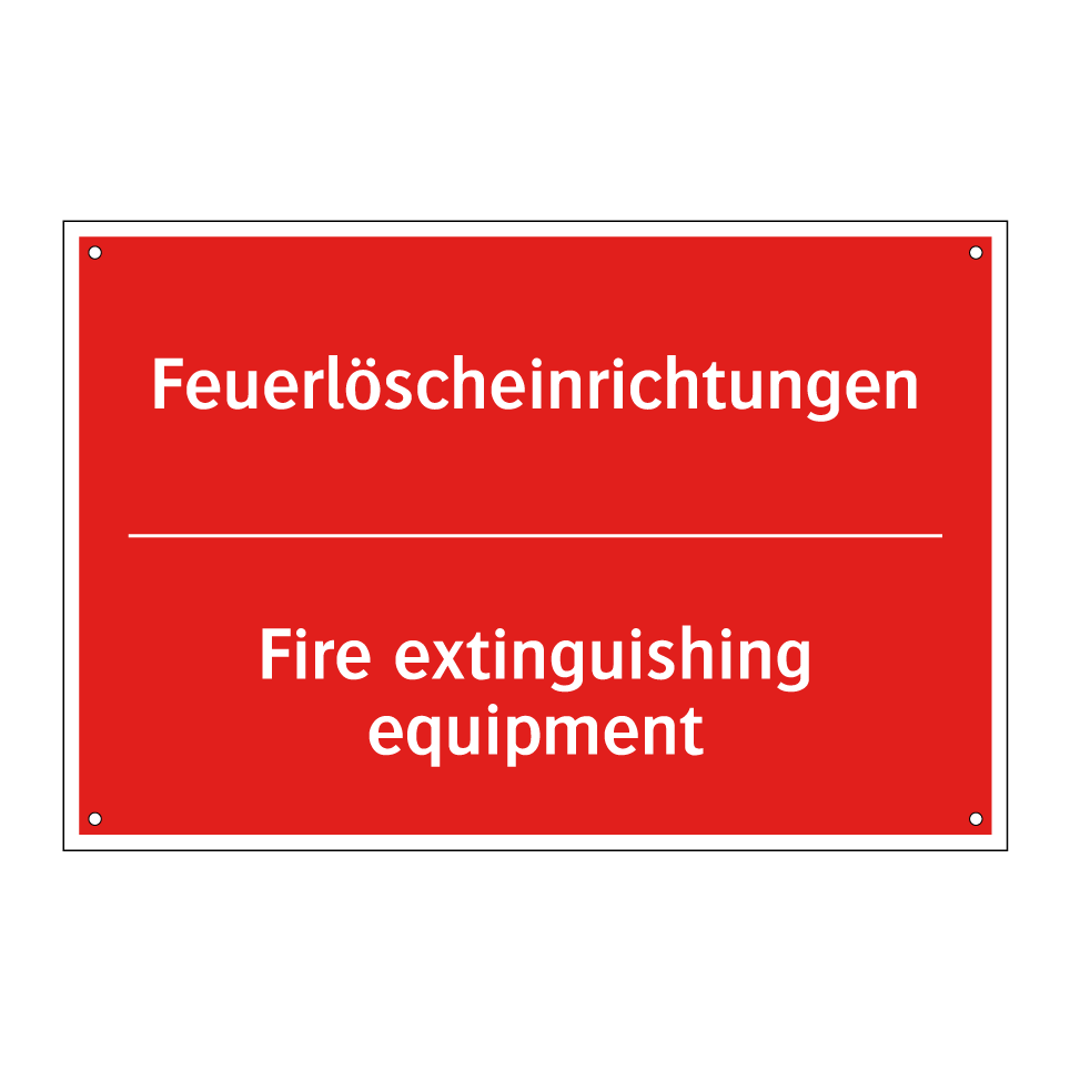 Feuerlöscheinrichtungen - Fire extinguishing equipment