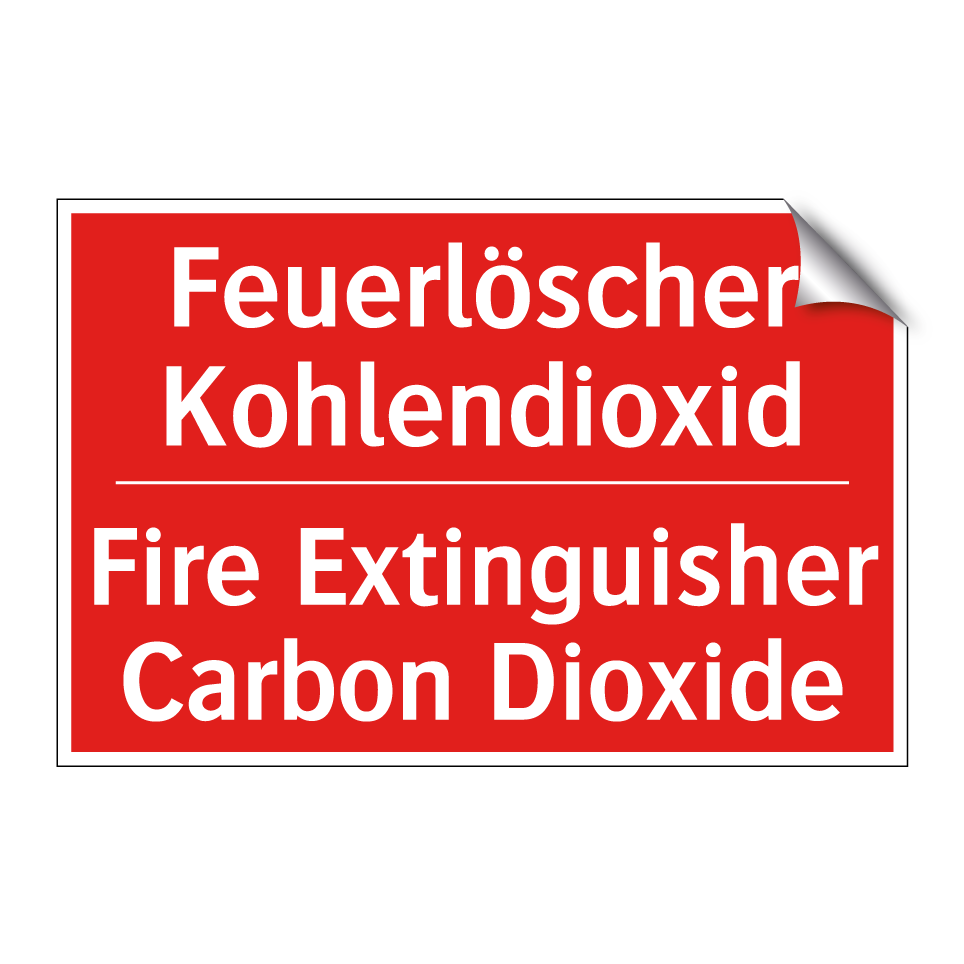 Feuerlöscher Kohlendioxid - Fire Extinguisher Carbon Dioxide/.../