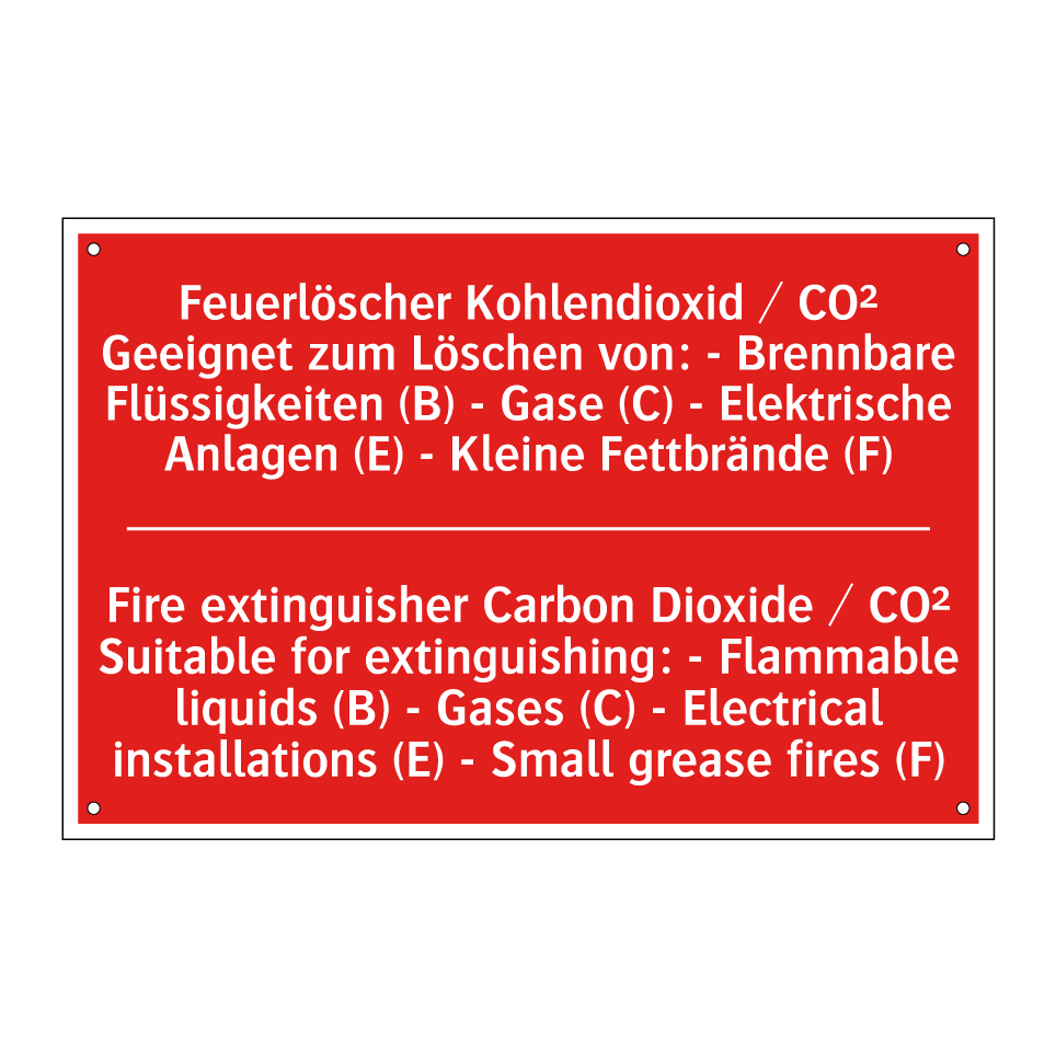 Feuerlöscher Kohlendioxid / CO² /.../ - Fire extinguisher Carbon Dioxide /.../