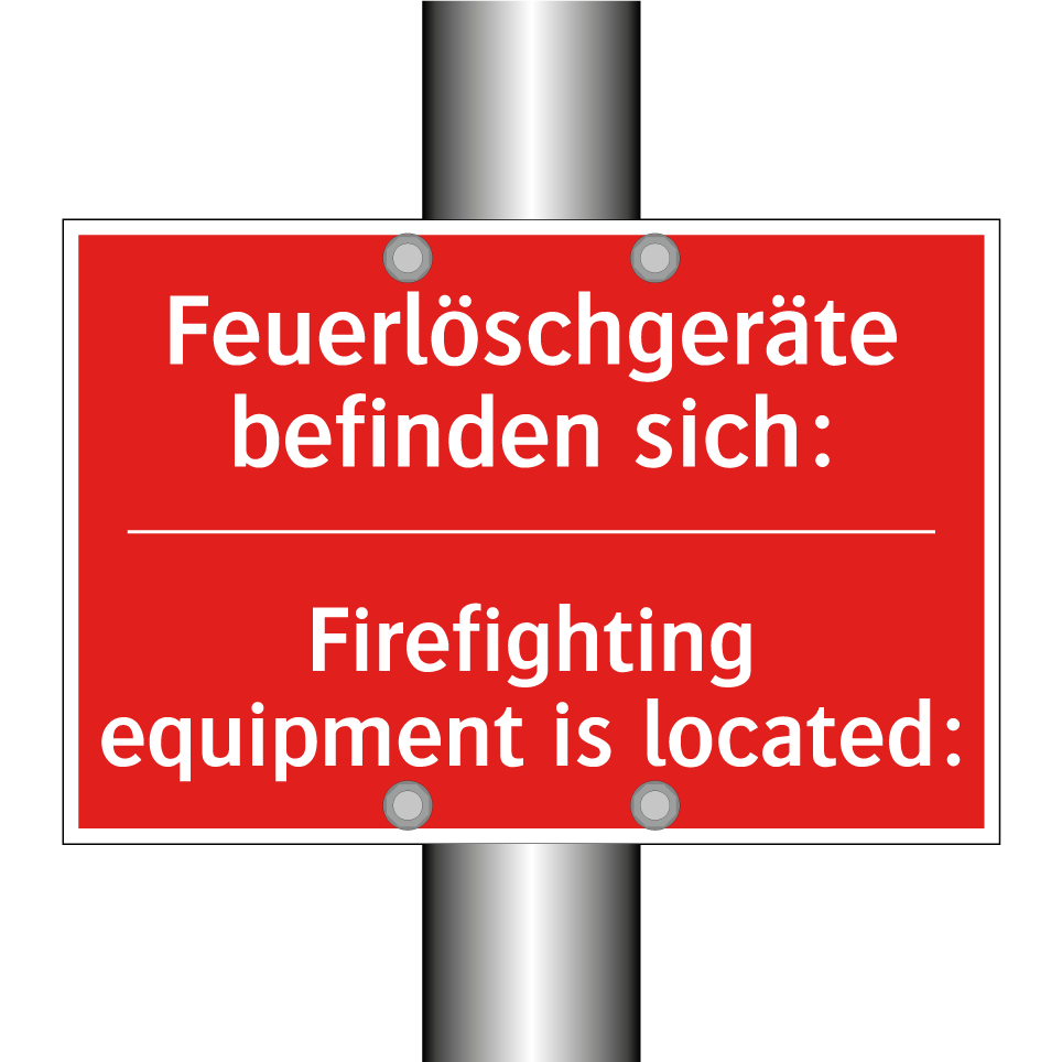 Feuerlöschgeräte befinden sich:/.../ - Firefighting equipment is located:/.../