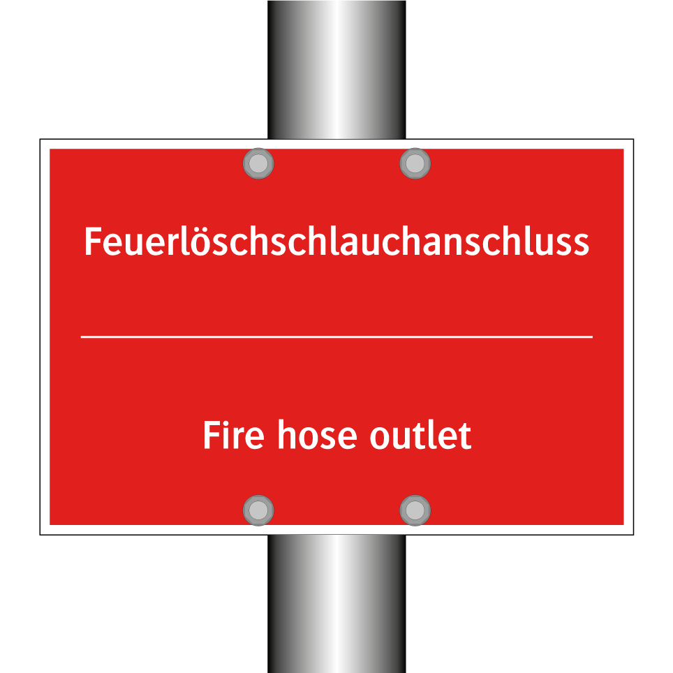 Feuerlöschschlauchanschluss - Fire hose outlet