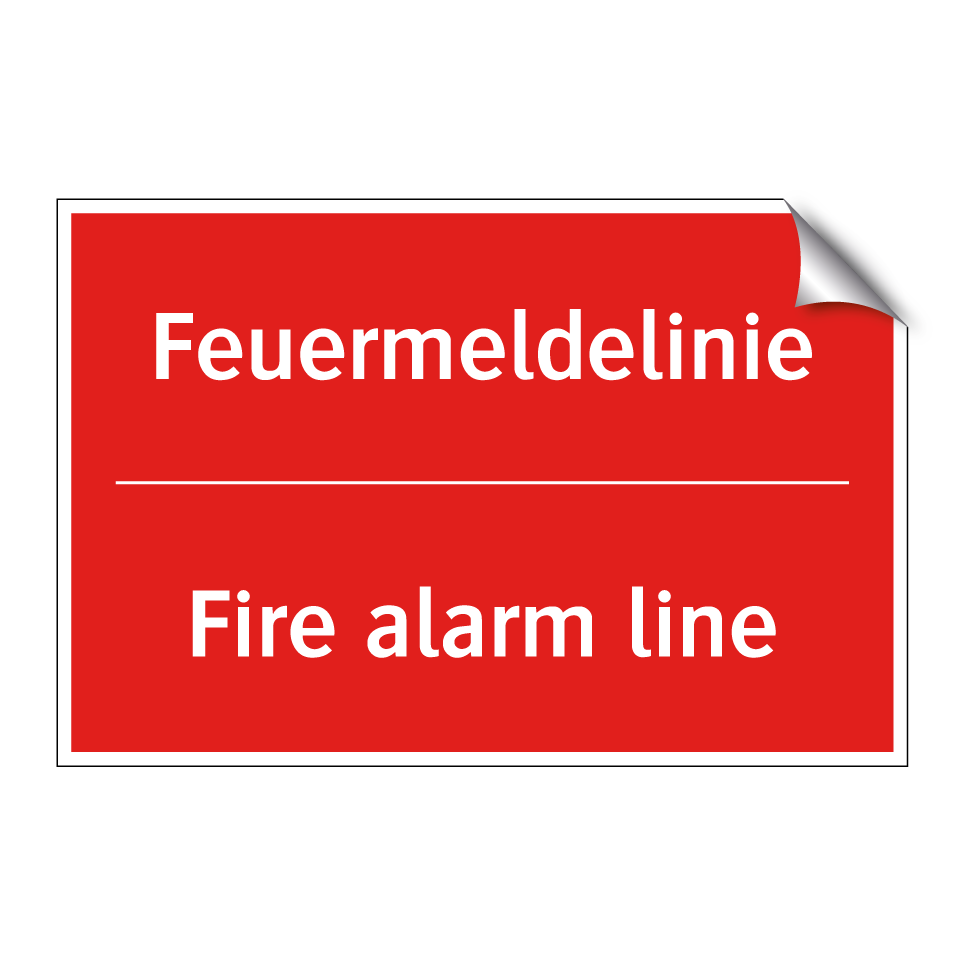 Feuermeldelinie - Fire alarm line