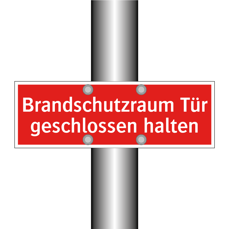 Brandschutzraum Tür geschlossen halten