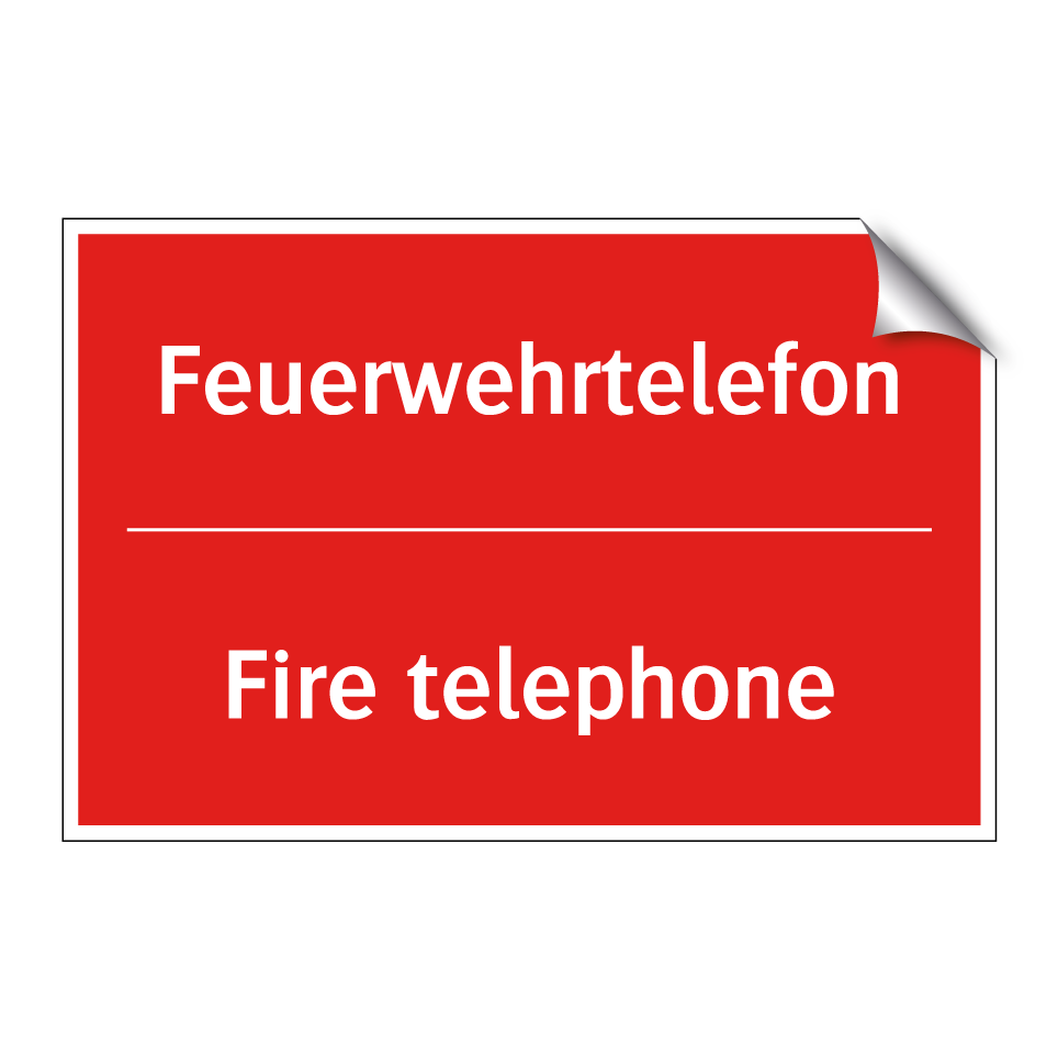 Feuerwehrtelefon - Fire telephone