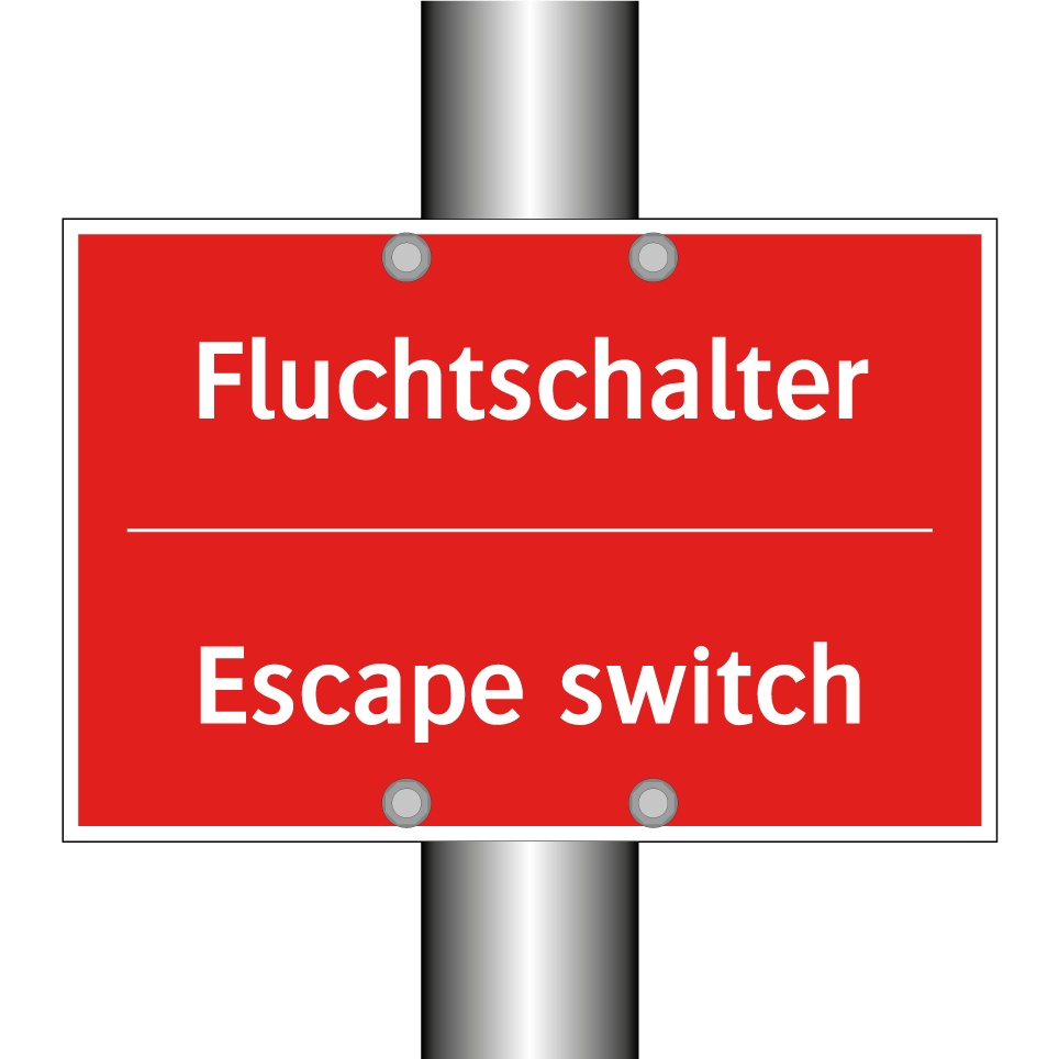 Fluchtschalter - Escape switch