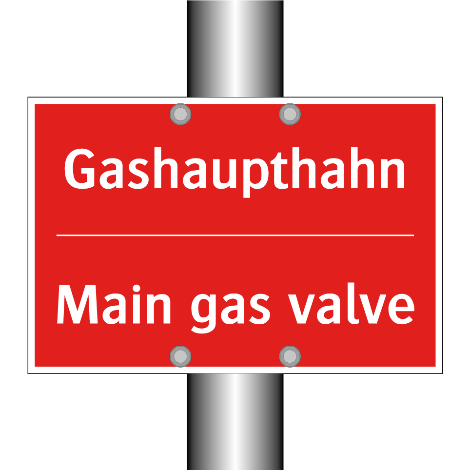 Gashaupthahn - Main gas valve