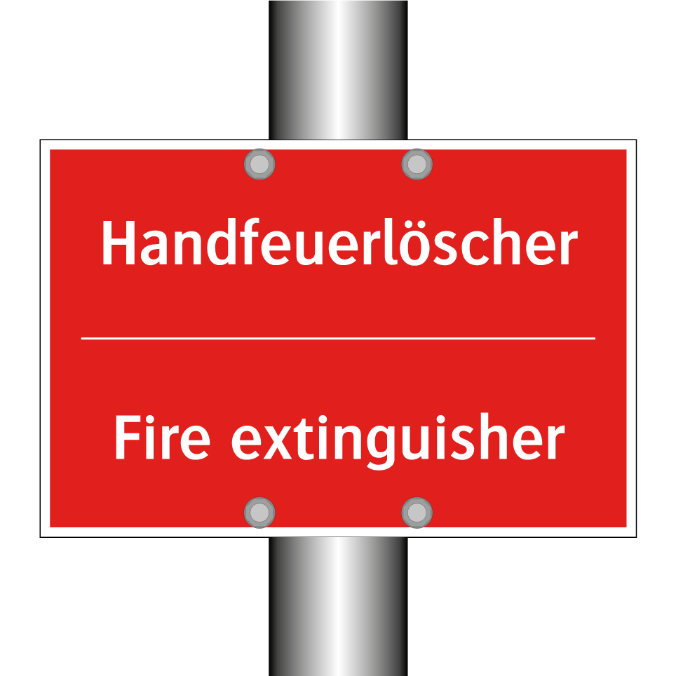 Handfeuerlöscher - Fire extinguisher
