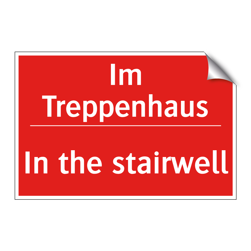 Im Treppenhaus - In the stairwell
