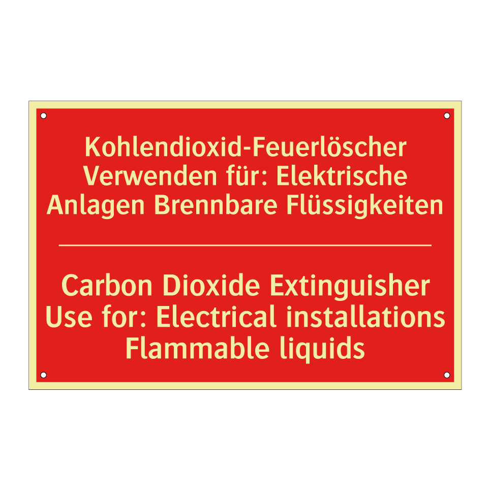 Kohlendioxid-Feuerlöscher Verwenden /.../ - Carbon Dioxide Extinguisher Use /.../