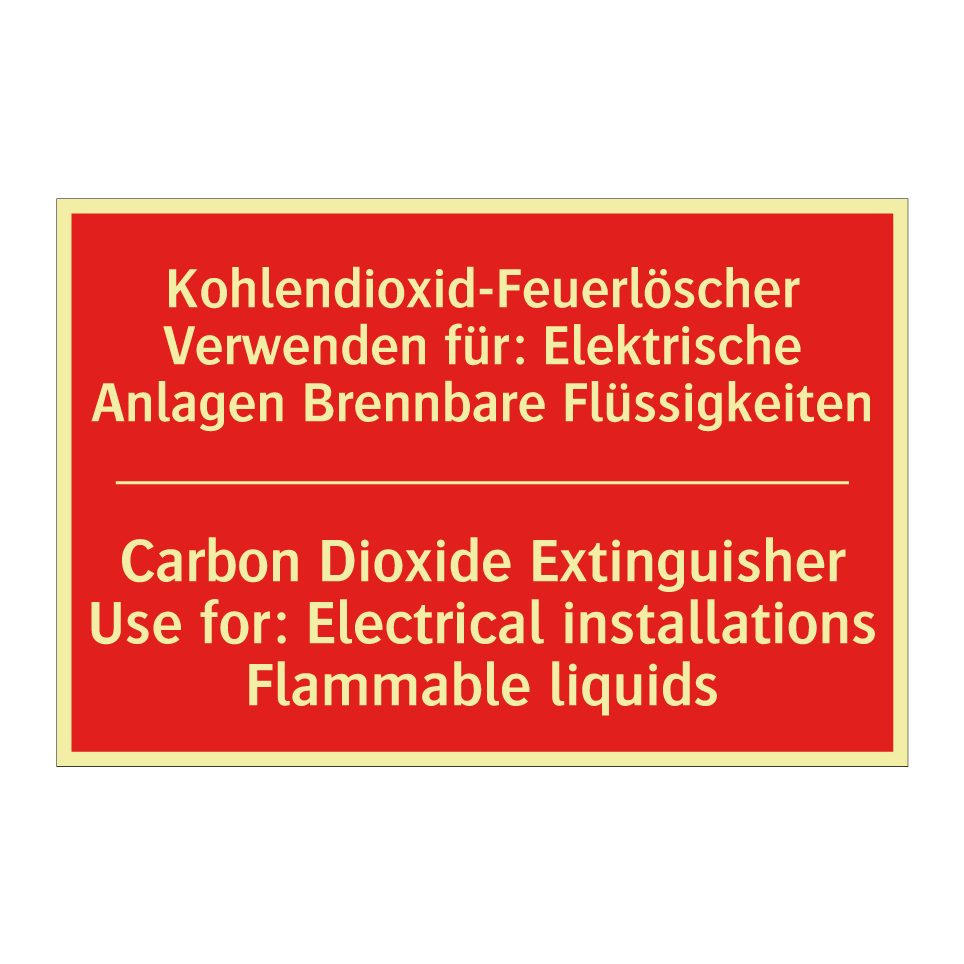 Kohlendioxid-Feuerlöscher Verwenden /.../ - Carbon Dioxide Extinguisher Use /.../