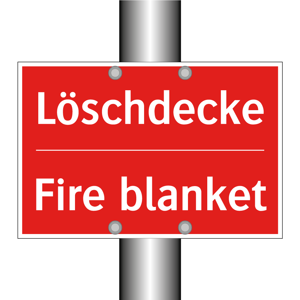 Löschdecke - Fire blanket