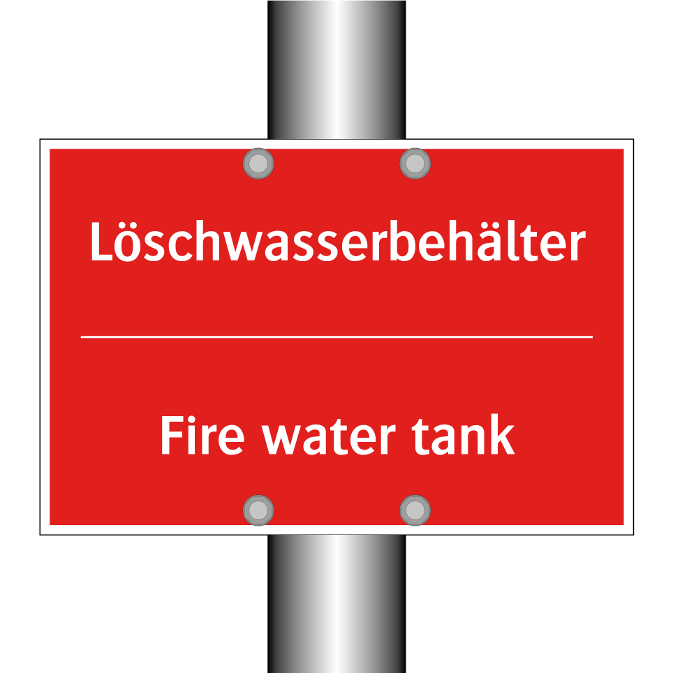 Löschwasserbehälter - Fire water tank