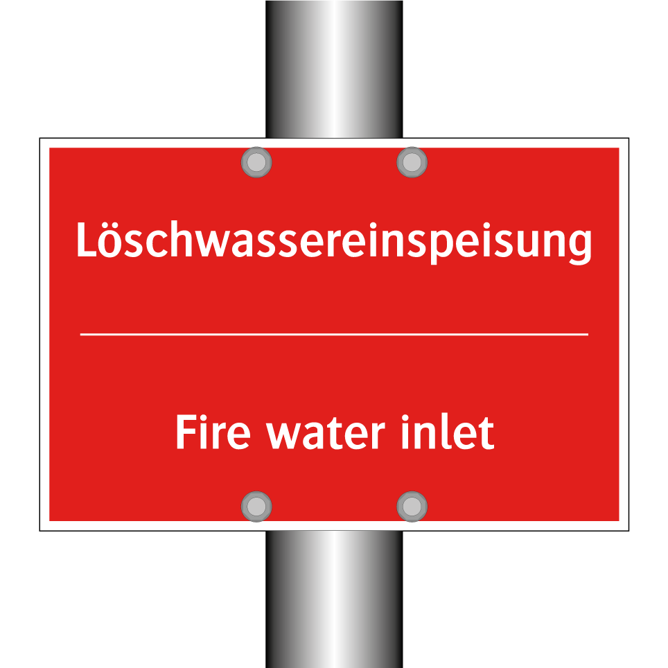 Löschwassereinspeisung - Fire water inlet