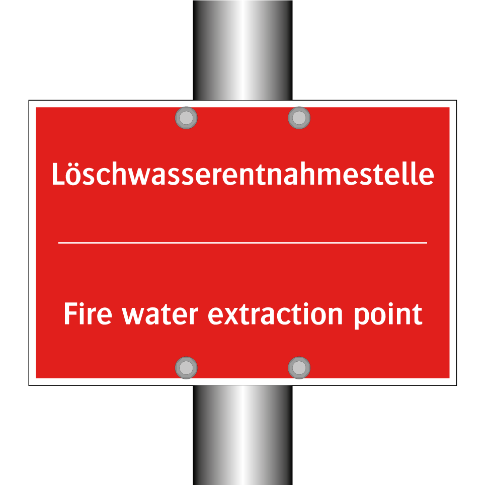 Löschwasserentnahmestelle - Fire water extraction point