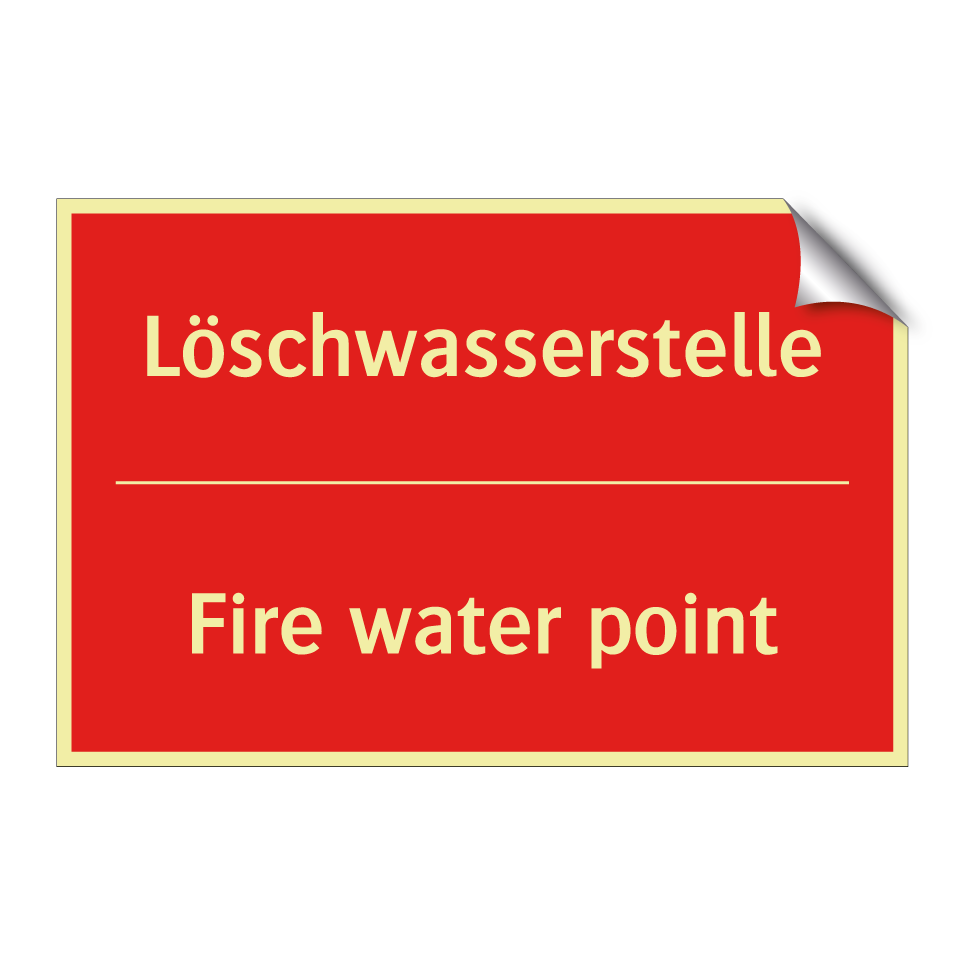 Löschwasserstelle - Fire water point